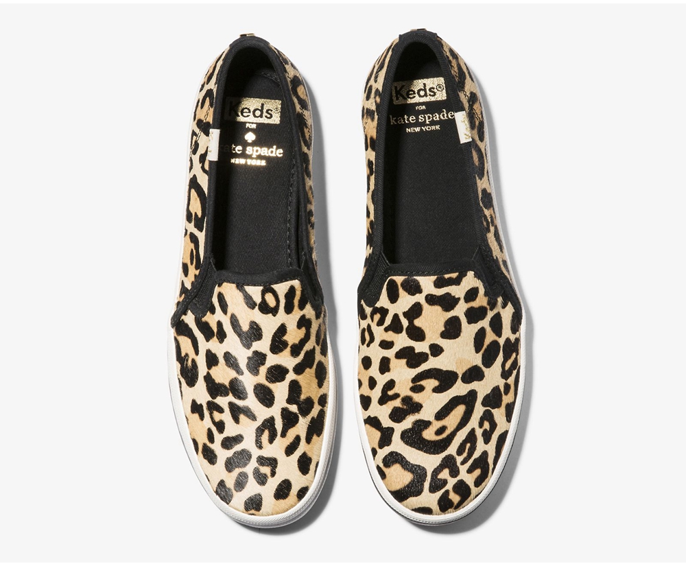 Slip Ons Keds Mujer Leopardo - Kate Spade New York Calf Hair Slip On - 2496-SCETW